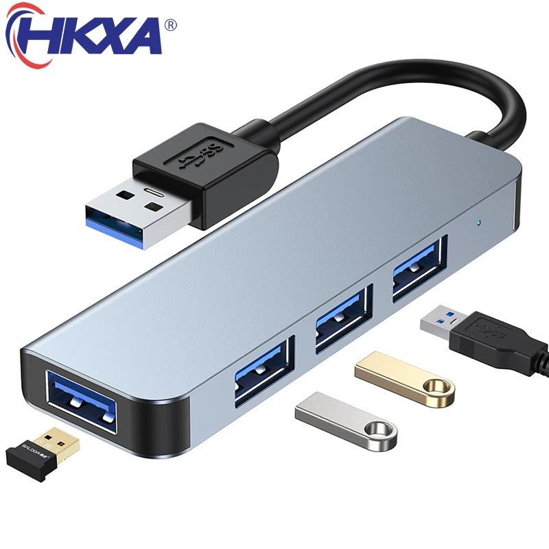 HKXA  USB 3.0  Ƽ USB й 4 Ʈ Ȯ  USB Ȯ  Ʈ PC  ǻ ׼